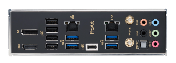 Фото ASUS PROART B760-CREATOR WIFI, LGA1700, B760, 4*DDR5, 4*SATA, 3*M.2, 4*USB 3.2, 4*USB 2.0, Type-C, 2*PCIx16, 1*PCIx1, DP+HDMI, ATX; 90MB1FY0-M1EAY0