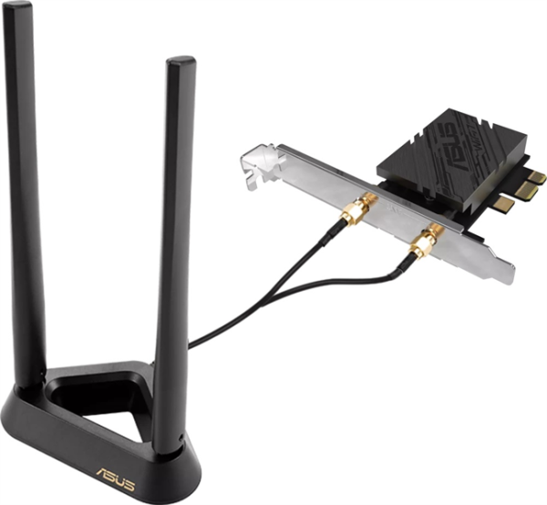 Фото ASUS PCE-BE92BT // WI-FI 7 802.11be, 5764 + 688Mbps, PCI-E Adapter, 2 antenna