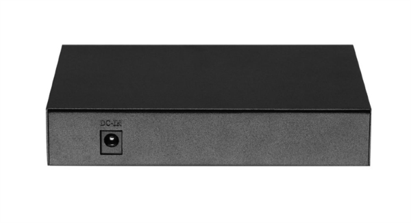 Фото OSNOVO SW-20600/D PoE Коммутатор/ удлинитель Fast Ethernet на 6 портов с питанием по PoE. Порты: 4 х FE (10/100 Base-T) с поддержкой PoE, 1 x FE (10/100 Base-T) Uplink с поддержкой питания по PoE (до