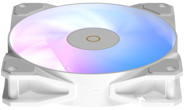 Фото Ocypus Beta F12 WH ARGB, 120x120x25mm, 4-PIN PWM, 800-1600 RPM, 29 DBA MAX, HYDRO BEARING