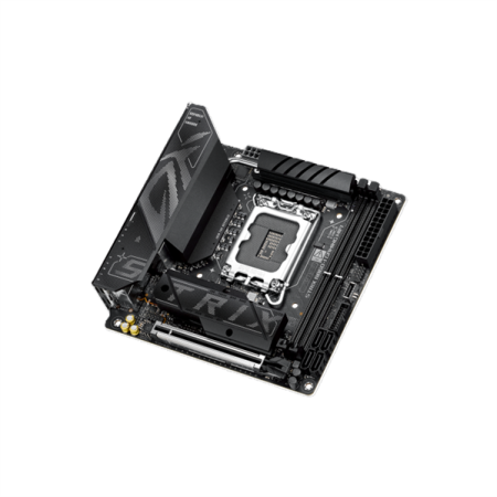Фото ASUS ROG STRIX B860-I GAMING WIFI, LGA1851, B860, 2*DDR5, 4*SATA, 2*M.2, 6*USB 3.2, Type-C, 1*PCIx16, DP+HDMI, mITX; 90MB1JB0-M0EAY0