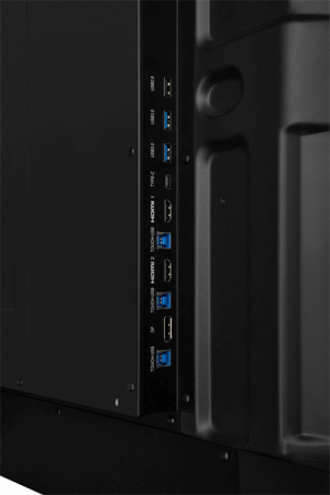 Фото Интерактивный программно-аппаратный комплекс Geckotouch Interactive 86R (4к, PCAP, Android 11.0, 8Мп, LAN, Wi-Fi, BT, USB Type A/B/C, HDMI, DP, VGA, RS232) в комплекте с настенным креплением