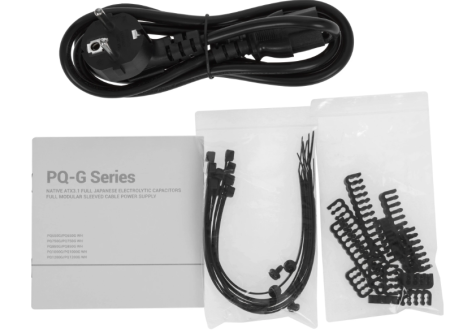 Фото Deepcool GAMERSTORM PQ1000G (ATX 3.1, 1000W, Full Cable Management, PWM 120mm fan, 80+ GOLD, Active PFC + Half Bridge + DC/DC, Full Japanese Capasitors, Gen5 PCIe) RET (R-PQA00G-FD0B-WGEU-V1)
