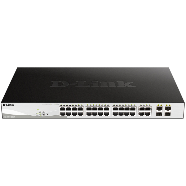 Смотреть D-Link DGS-1210-28MP/FL1A Фото D-Link DGS-1210-28MP/FL1A