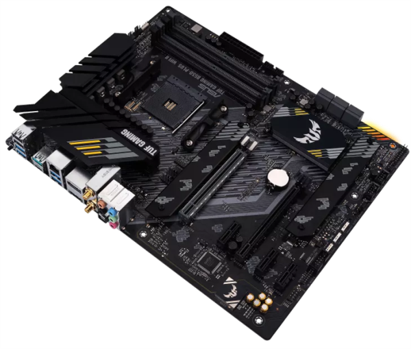 Фото ASUS TUF GAMING B550-PLUS WIFI II, Socket AM4, B550, 4*DDR4, HDMI+DP, CrossFireX, SATA3 + RAID, Audio, 2,5Gb LAN, USB 3.2*8, USB 2.0*6, COM*1 header (w/o cable) ATX ; 90MB19U0-M0EAY0