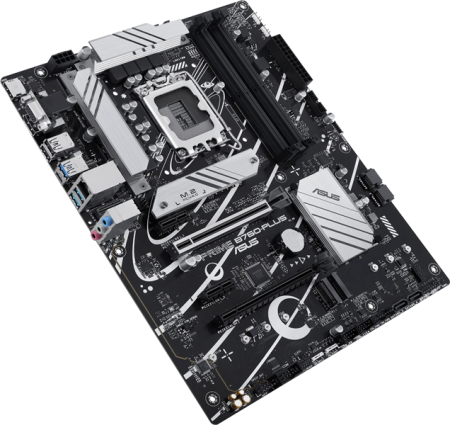 Фото ASUS PRIME B760-PLUS, LGA1700, B760, 4*DDR5, 4*SATA, 3*M.2, 3*USB 3.2, 2*USB 2.0, Type-C, 2*PCIx16, 2*PCIx1, DP+VGA+HDMI, ATX; 90MB1EF0-M1EAY0