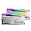 Фото Netac Z RGB 32GB (2x16GB) DDR5-7200 (PC5-57600) C34 34-45-45-115 1.4V XMP Dual DIMM Kit Silver