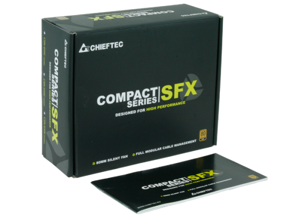 Фото Chieftec Compact CSN-650C (ATX 2.3, 650W, SFX, Active PFC, 80mm fan, 80 PLUS GOLD, Full Cable Management) Retail