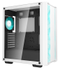 Deepcool CC560 WH V2 без БП, боковое окно (закаленное стекло), 3x120мм LED вентилятор спереди и 1x120мм LED вентилятор сзади, белый, ATX (R-CC560-WHGAA4-G-2)