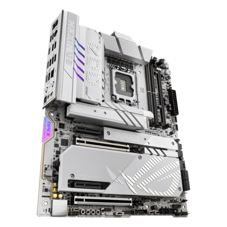 Фото ASUS ROG MAXIMUS Z890 APEX, LGA1851, Z890, 2*DDR5, 4*SATA, 6*M.2, 8*USB 3.2, Type-C, 2*PCIx16, 2*PCIx4, 2*Thunderbolt™ 4, ATX; 90MB1IP0-M0EAY0