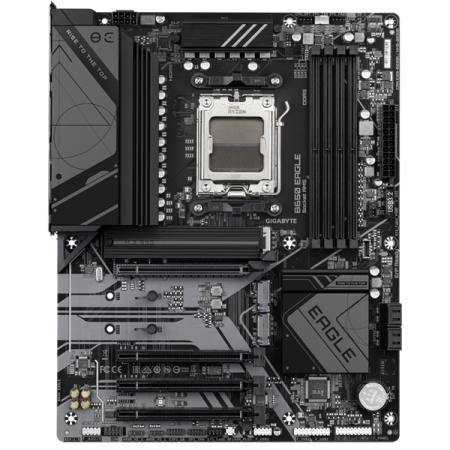Фото GIGABYTE B650 EAGLE, AM5, B650, 4*DDR5, 4*SATA, 3*M.2, 2*USB 3.2, 6*USB 2.0, Type-C, 4*PCIx16, DP+HDMI, ATX
