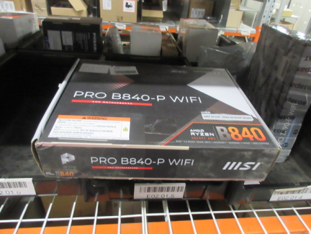 Фото MSI PRO B840-P WIFI ,B840,AM5,4DDR5,5PCI-Ex16,2M.2,4SATA3,2USB10G(1A+1C),5USB5G