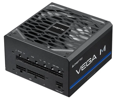 Фото Chieftec Vega M PPG-850-C (ATX 3.1, 850W, 80 PLUS GOLD, Active PFC, 135mm fan, Gen5 PCIe, Full Cable Management) Retail
