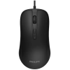 Фото Philips Проводная Мышь SPK7214, 4 кноп., USB 2.0, 800-1600dpi, Чёрный