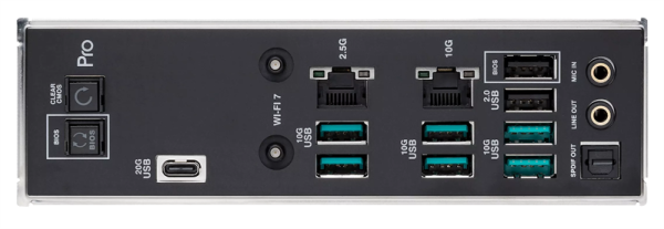 Фото ASUS PRO WS TRX50-SAGE WIFI, AMD TRX50, 4*DDR5, 4*SATA, 3*M.2, 6*USB 3.2, 2*USB 2.0,Type-C, 5*PCIx16, CEB; 90MB1FZ0-M0EAY0