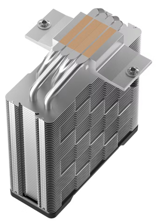Фото DEEPCOOL AG400 G2 ARGB LGA1851/1700/AM5/AM4 (18шт/кор, TDP 230W, PWM, ARGB Fan 120mm, 4 тепл. трубки, черный) RET (R-AG400-BKAMMG2-G)
