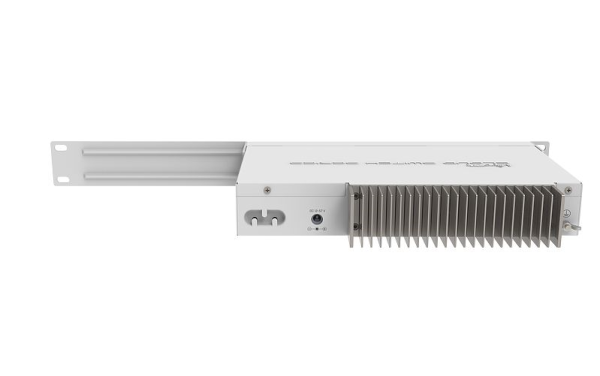 Фото MikroTik Cloud Router Switch 309-1G-8S+IN with Dual core 800MHz CPU, 512MB RAM, 1xGigabit LAN, 8 x SFP+ cages, RouterOS L5 or SwitchOS (dual boot), passive desktop case, rackmount ears, PSU