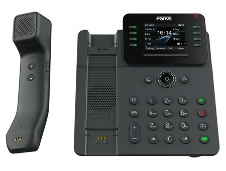 Фото Fanvil V62 Pro, 12 SIP-акк., 2,8", 320x240 Цвет. экран, POE, БП в комп., 2x1 Gbps