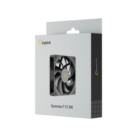 Фото Ocypus Gamma F12 BK, 120x120x25mm, 3-PIN, 1300 RPM, 24.5 DBA MAX, HYDRO BEARING