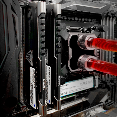 Фото Patriot Viper STEEL DDR4 DIMM 32GB 3200MHz KIT 2*16GB CL16 16-20-20-40 1.35V