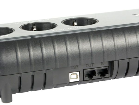 Фото Powercom Back-UPS WOW, OffLine, 700VA/350W, Tower, 3xSchuko outlets(1 Surge & 2 batt), USB (37371)