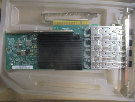 Фото Сетевой адаптер Intel Ethernet Converged Network Adapter X710-DA4, 10Gb Quad Ports SFP+, transivers not included, LP and FH brackets included