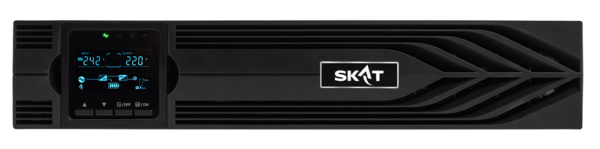 (8771) SKAT-UPS 2000-RACK-ON-E P3 - ИБП 2000 Вт, On-Line, синус, внешн. АКБ 48В, 8хC13