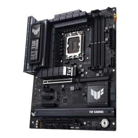 Фото ASUS TUF GAMING Z890-PLUS WIFI, LGA1851, Z890, 4*DDR5, 4*SATA, 4*M.2, 6*USB 3.2, Type-C, 2*PCIx16, 1*PCIx4, 2*PCIx1, Thunderbolt™ 4, HDMI+DP, ATX; 90MB1IQ0-M0EAY0