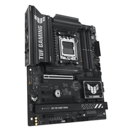 Фото ASUS TUF GAMING B850-PLUS WIFI, AM5, B850, 4*DDR5, 4*SATA, 3*M.2, 7*USB 3.2, 2*USB 2.0, Type-C, 3*PCIx16, 2*PCIx1, DP+HDMI, ATX; 90MB1J30-M0EAY0