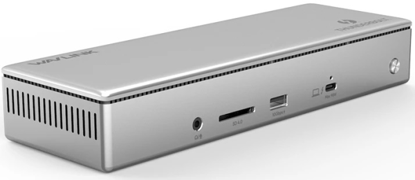 Фото Docking Station WAVLINK Thunderbolt 4 Quad Display/96W Power Delivery Include 20V/11.5A Power Adapter/4xUSB3.0/3xThunderbolt 4/2xDP 4K 60HZ/2xHDMI 4K 60HZ/1xGigabit LAN/1xCombo Audio Jack/1xCardReader
