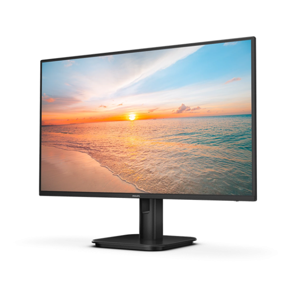 Фото 23,8" Philips 24E1N2100A 1920x1080, WLED, 16:9, IPS, 300cd, 1500:1, 4ms, 178/178, VGA, HDMI, 120Hz, Speakers, Tilt, Internal, VESA, Black, 3y