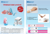 Фото Ninestar (G&G) wristband, 35 mm/260 mm, core 24 mm, 100 per roll, clips included - PINK