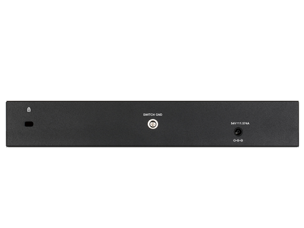 Фото D-Link Управляемый L2 PoE-коммутатор, 8x1000Base-T PoE, 2x1000Base-X SFP, PoE-бюджет 65 Вт, защита от статического электричества до 6 кВ, CLI