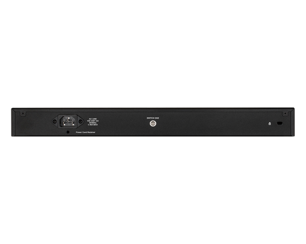 Фото D-Link PROJ Управляемый L2 PoE-коммутатор, 48x1000Base-T PoE, 4x1000Base-X SFP, PoE-бюджет 193 Вт, защита от статического электричества до 6 кВ, CLI, консольный порт RJ-45, поддержка Dying Gasp