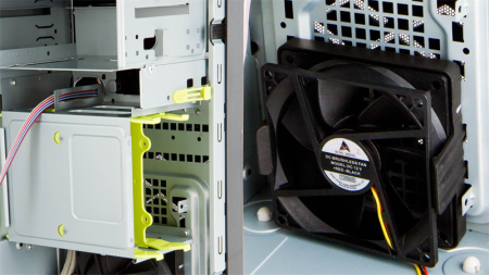 Фото Mini Tower InWin EFS712 Black ______ U3*2+U2*2+A(HD) + front fan holder + Screwless mATX (без блока питания)