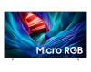 Samsung Micro RGB TV MRE115MR95FXRU, 115', Micro RGB, 4K 3840x2160, 120Hz, Tizen Smart TV, 70W, Tuner (DVB-T2/C/S2, PAL,SECAM), HDMI, USB, CI+, Wi-Fi, BT, LAN, VESA 1000x600, class B, RGB CARBON SILV