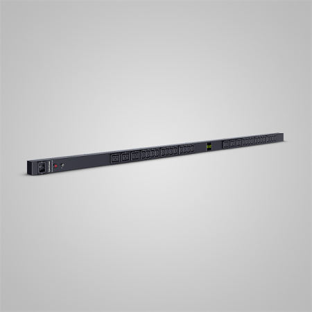 Фото CyberPower PDU PDU20MVHVIEC30F 0U type, 16Amp, IEC C19 x 6 / IEC C13 x 24 outlets.