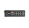 Фото OSNOVO SW-80802/I(Port 90W,300W) Промышленный HiPoE коммутатор Gigabit Ethernet на 8GE PoE + 2 GE SFP порта. Порты: 1 x GE (10/100/1000Base-T) с PoE BT (до 90W) + 7 x GE (10/100/1000Base-T) с PoE (до