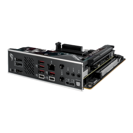 Фото ASUS ROG STRIX B850-I GAMING WIFI, AM5, B650, 2*DDR5, 2*SATA, 2*M.2, 4*USB 3.2, 2*USB 2.0, Type-C, 2*PCIx16, HDMI, mITX; 90MB1K30-M0EAY0