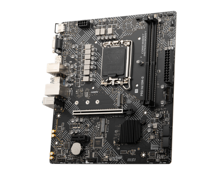 Фото MSI PRO H610M-G DDR5 s1700,2DDR5,1PCI-Ex16,1PCI-Ex1,2M.2(KEY M+KEY E),4SATA, mATX, RTL