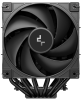 Фото DEEPCOOL AK620 G2 LGA1851/1700/1200/115X/AM5/AM4 (8шт/кор, TDP 260W, PWM, DUAL Fan 120mm, 6 тепл. трубок, Copper Base, Wood-grain top cover, черный) RET (R-AK620G2-BKNNMN-GJD)