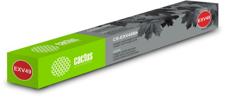 Фото Cactus CS-EXV49BK C-EXV49BK BK черный (36000стр.) для Canon IR C3320/C3320i/C3325i/C3330i/C3500/C3520i MFP/C3525i MFP/C3530i MFP