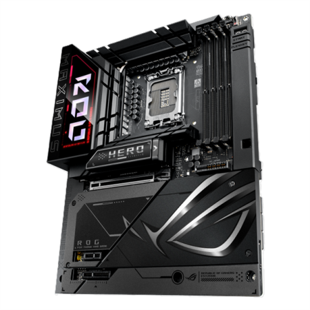 Фото ASUS ROG MAXIMUS Z890 HERO BTF, LGA1851, Z890, 4*DDR5, 4*SATA, 6*M.2, 8*USB 3.2, Type-C, 2*PCIx16, 1*PCIx1, 2*Thunderbolt™ 4, HDM, ATX; 90MB1KG0-M0EAY0
