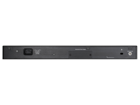 Фото D-Link PROJ Настраиваемый L2+ стекируемый PoE-коммутатор, 48x1000Base-T PoE, 4x10GBase-X SFP+, PoE-бюджет 370 Вт (740 Вт с DPS-700), CLI, консольный порт RJ-45, RPS