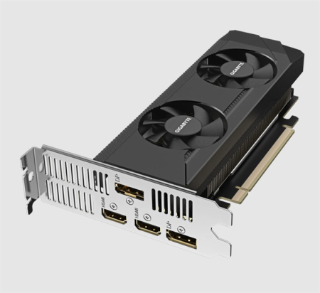 Фото Видеокарта GIGABYTE RTX3050 OC Low Profile 6GB//RTX3050, HDMI*2, DP*2, 6G,D6
