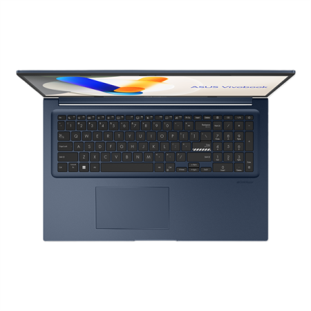 Фото ASUS Vivobook 17 X1704VA-AU1108 Intel Core 7 150U/DDR5 16GB/512Gb SSD/Intel UHD Graphics/17.3" FHD (1920x1080) 16:9/Wi-Fi 6+ BT 5.2/No OS/Quiet Blue/2.10 kg