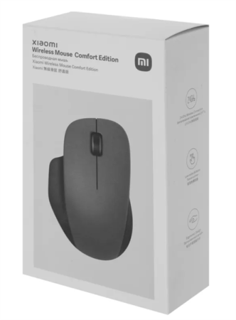 Фото Xiaomi Wireless Mouse Comfort Edition, 1200dpi, silent, Black