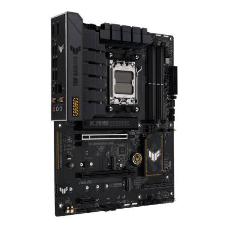 Фото ASUS TUF GAMING B650-E WIFI, AM5, B650, 4*DDR5, 4*SATA, 3*M.2, 4*USB 3.2, 3*USB 2.0, Type-C, 3*PCIx16, 1*PCIx1, DP+HDMI, ATX; 90MB1GT0-M0EAY0
