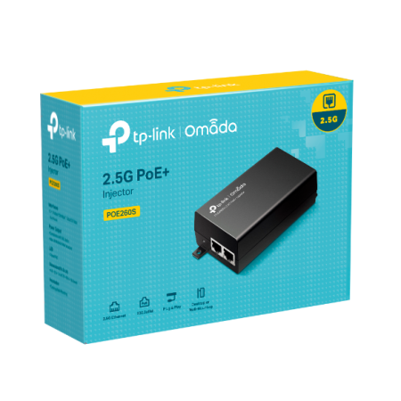 Фото TP-Link POE260S, Omada 2.5G PoE+ Injector Adapter