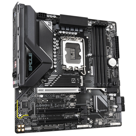 Фото GIGABYTE B860 EAGLE WIFI6E, LGA1851, B860, 4*DDR5, 4*SATA, 2*M.2, 2*USB 3.2, 3*USB 2.0, 3*PCIx16, HDMI+2*DP, ATX